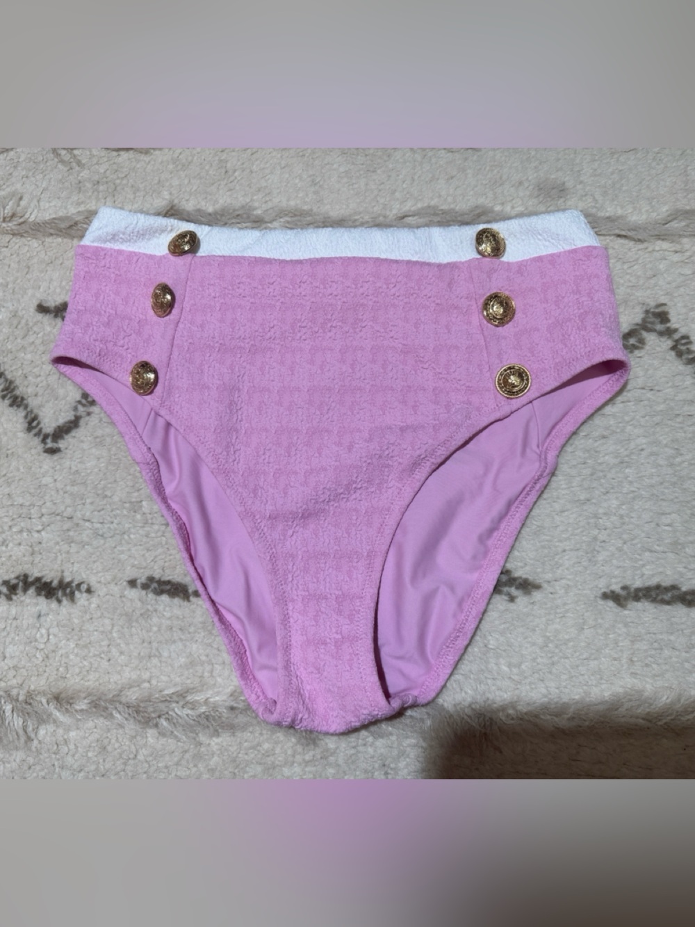 L'AGENCE NEW Vanessa Colorblock High Waist Bikini Buttoms - Picture 3 of 6